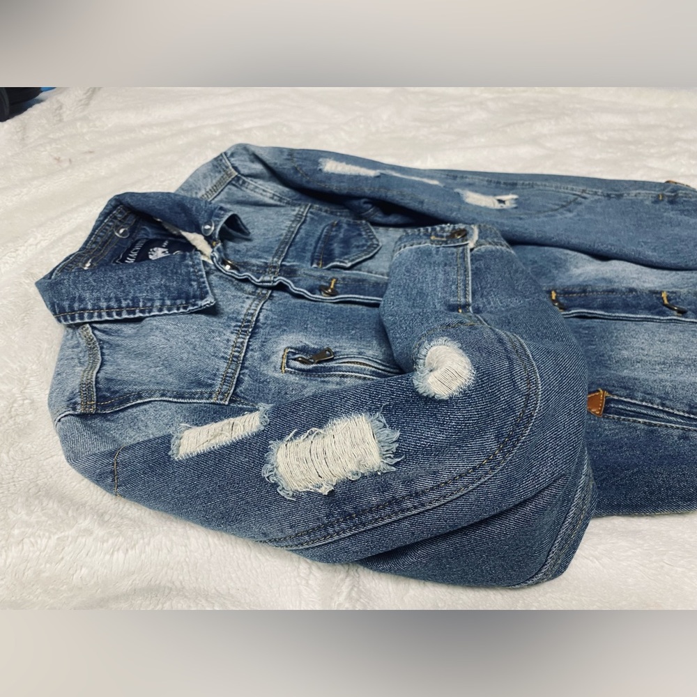 Designer Jean Jacket - Picture 2 of 9